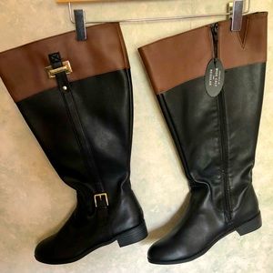 Women’s Wide Calf Two Toned Boot